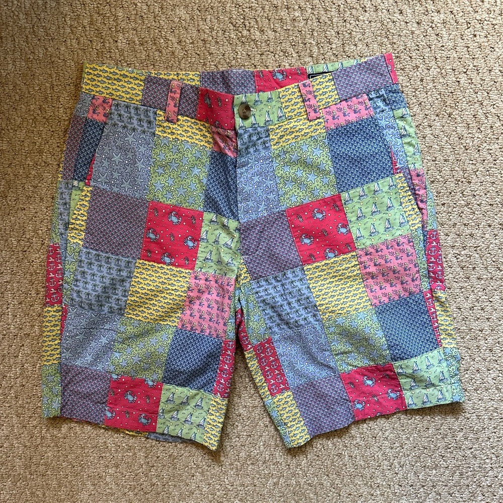 Vineyard Vines Patchwork Shorts Size 30